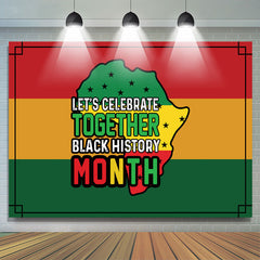 Aperturee Lets Celebrate Together Black History Month Backdrop