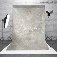 Aperturee - Light Grey Concrete Abstract Texture Photo Backdrop