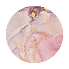 Aperturee - Light Pink And Purple Round Abstract Birthday Backdrop