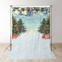 Aperturee - Light Spot Christmas Tree Holiday Backdrop For Photo