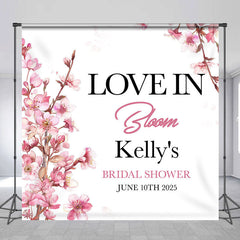 Aperturee - Love In Bloom Floral Custom Bridal Shower Backdrop