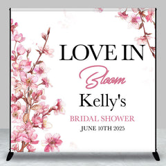 Aperturee - Love In Bloom Floral Custom Bridal Shower Backdrop