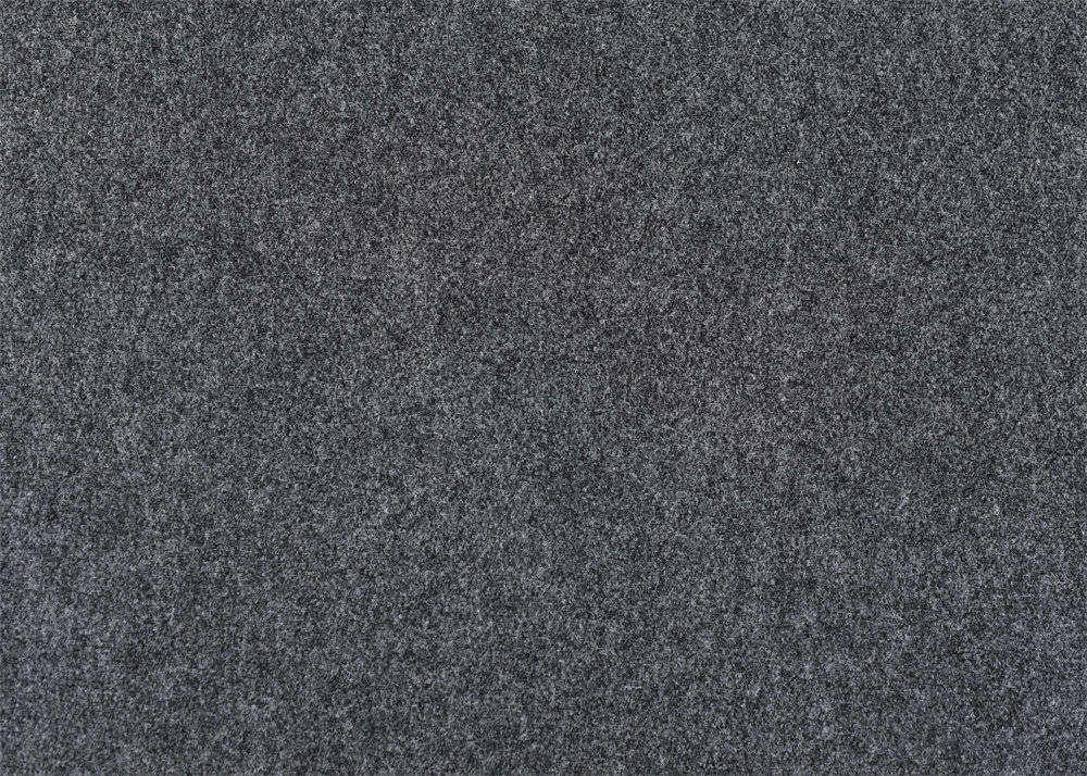 Aperturee - Matte Black Frosted Simple Texture Rubber Floor Mat