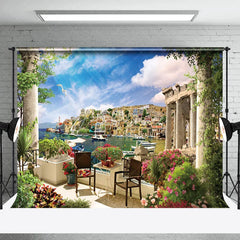 Aperturee - Mediterranean Spring Cruise Ship Scenery Backdrop