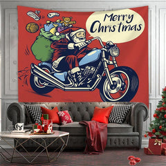 Aperturee - Merry Christmas Theme Animal Room Decoration Wall Tapestry