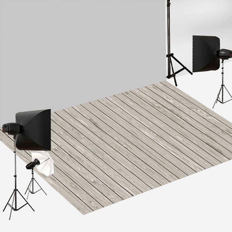 Aperturee - Neat Vertical Light Wood Grain Rubber Floor Mat