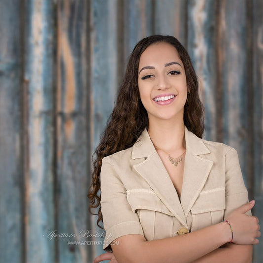 Aperturee - Nostalgia Rustic Vertical Wooden Photo Backdrop