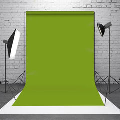 Aperturee - Olive Drab Solid Green Portrait Photo Backdrop