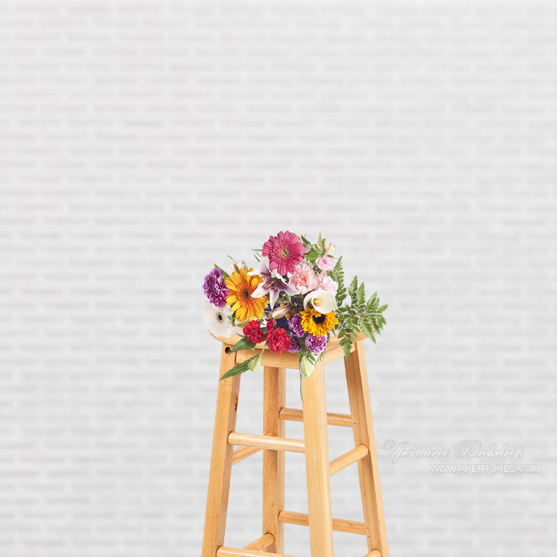 Aperturee - Painted White Brick Wall Photoshoot Studio Backdrop