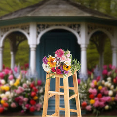 Aperturee - Pavilion Tulip Anthemy Outdoors Spring Backdrop