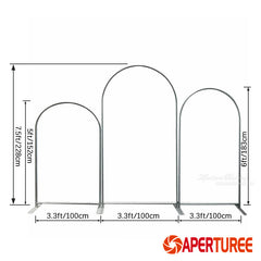 Aperturee - Personalized Chiara Backdrop Kit for Party Decorations