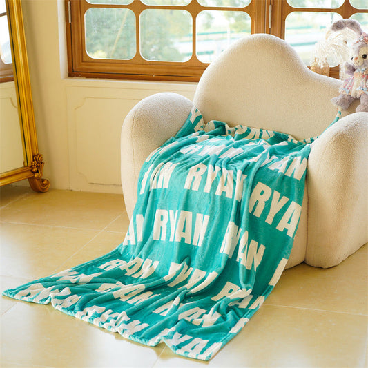 Lofaris Personalized Super Soft Name Family Blanket