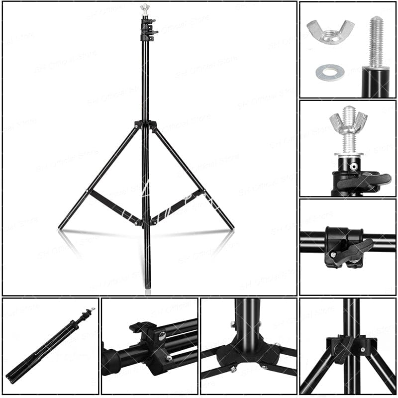 Aperturee - Photo Video Studio Adjustable Background Backdrop Stand