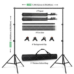 Aperturee - Photo Video Studio Adjustable Background Backdrop Stand