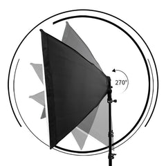 Aperturee - Photography Softbox Lighting Stand Kit For Photo Studio