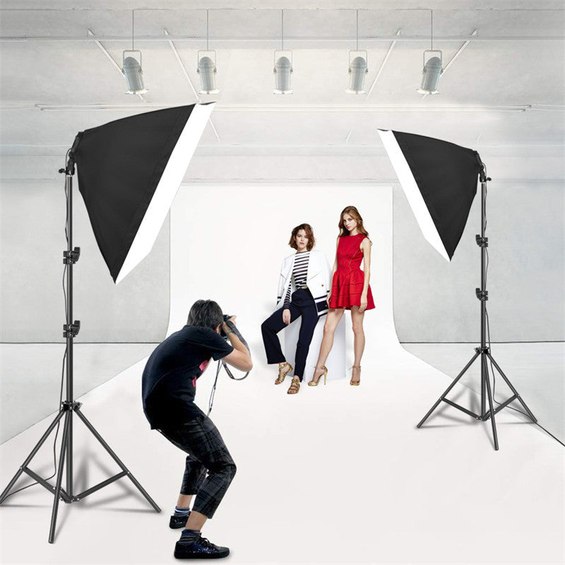 Aperturee - Photography Softbox Lighting Stand Kit For Photo Studio