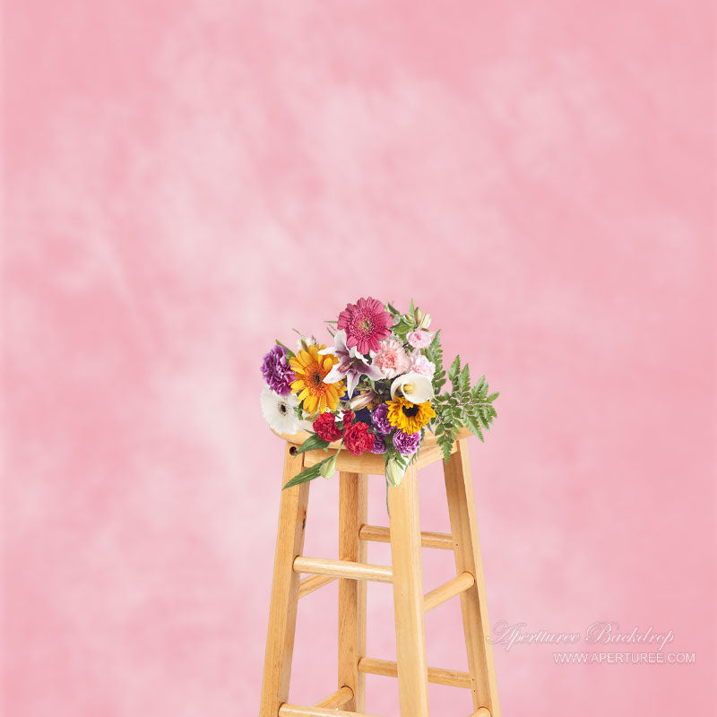 Aperturee - Pink White Abstract Textured Photography Backdrop