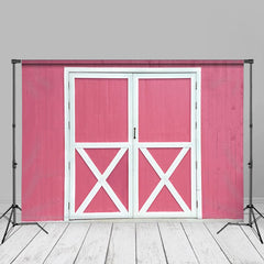 Aperturee - Pink Wooden Door And Wall Backdrop Photography Ideas