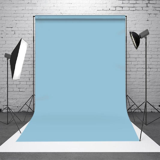 Aperturee - Portrait Photography Solid Light Blue Backdrop