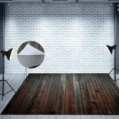 Aperturee - Vignetting Timber Board Wood Photo Rubber Floor Mat