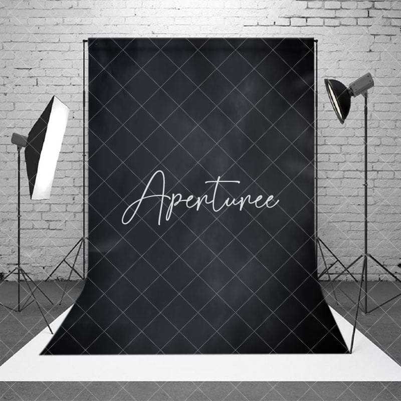 Aperturee - Professional Black Abstract Texture Backdrop For Photo