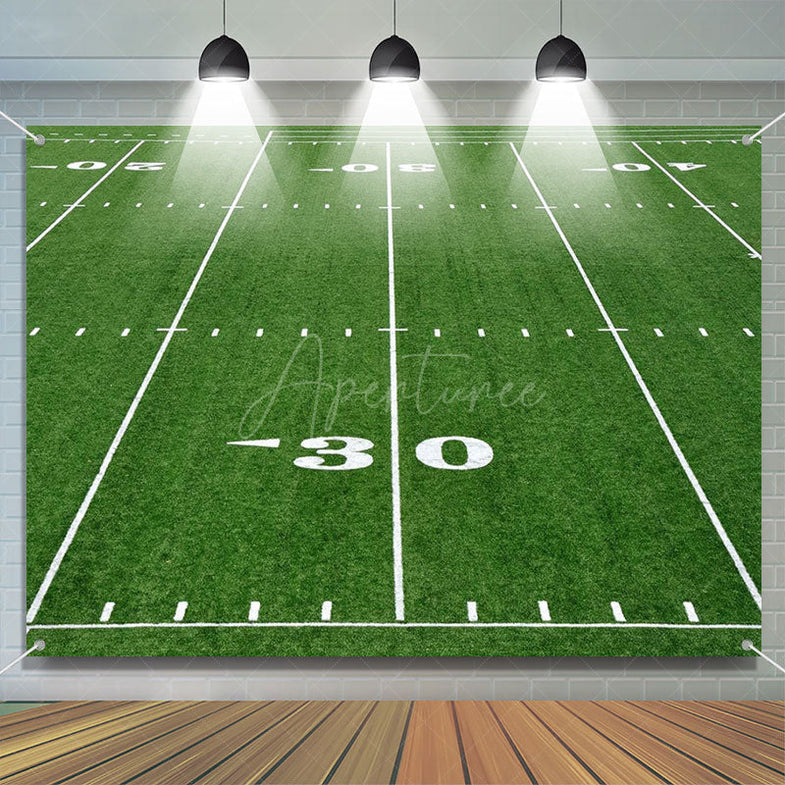 Renaiss 7x5ft Superbowls Backdrop American Football Field Stadium Photography Background Superbowls Sunday Arena Rugby Fans Themed Birthday Baby Shower Party Decors Zoom Photo Studio Booth Props - View #8