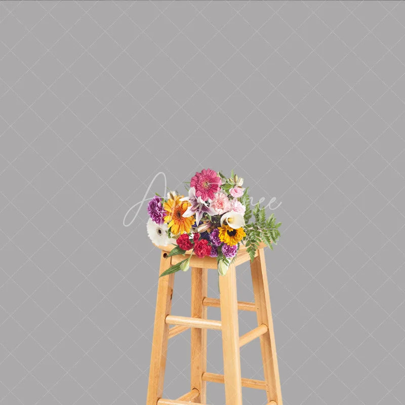 Aperturee - Professional Solid Grey Portrait Backdrop For Studio