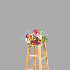 Aperturee - Professional Solid Grey Portrait Backdrop For Studio