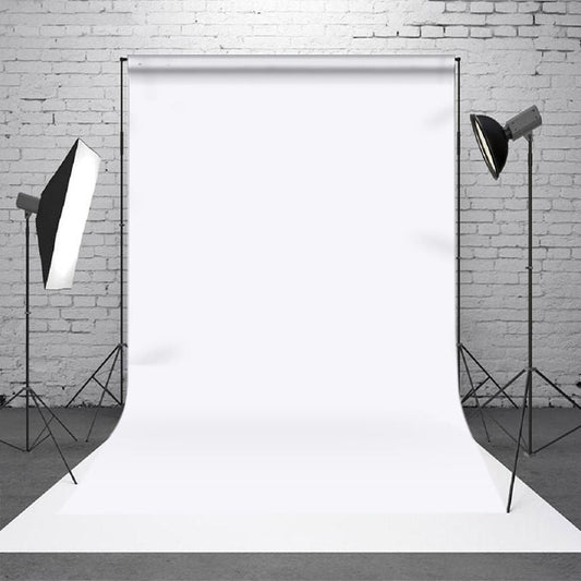 Aperturee - Pure White Solid Color Portrait Photo Booth Backdrop