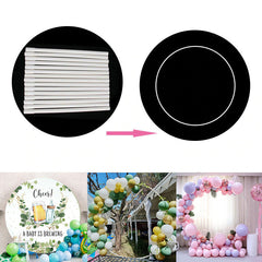 Aperturee - PVC Round Support Frame for Backdrop Balloon Arch