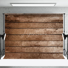 Aperturee - Real Rustic Style Wood Texture Portrait Backdrop