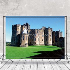 Aperturee - Retro Church Outdoor Greenery Architectural Backdrop