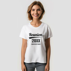 Aperturee - Retro Custom Year Black Family Reunion T-Shirt