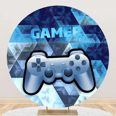Aperturee - Round Gamer 4 Life Gamepad Bokeh Party Backdrop