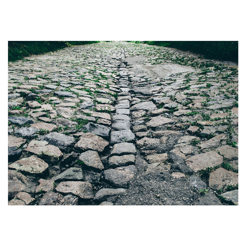 Aperturee - Rustic Country Bluestone Road Photography Floor Mat