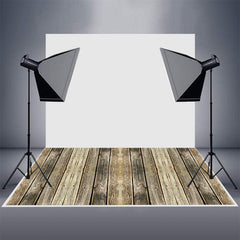Aperturee - Rustic Vertical Distressed Wood Rubber Floor Mat