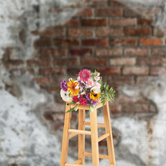 Aperturee - Rustic Shabby Red Brick Texture Photoshoot Backdrop