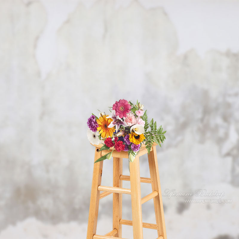 Aperturee - Shabby Lime Rustic Rock Wall Photography Backdrop