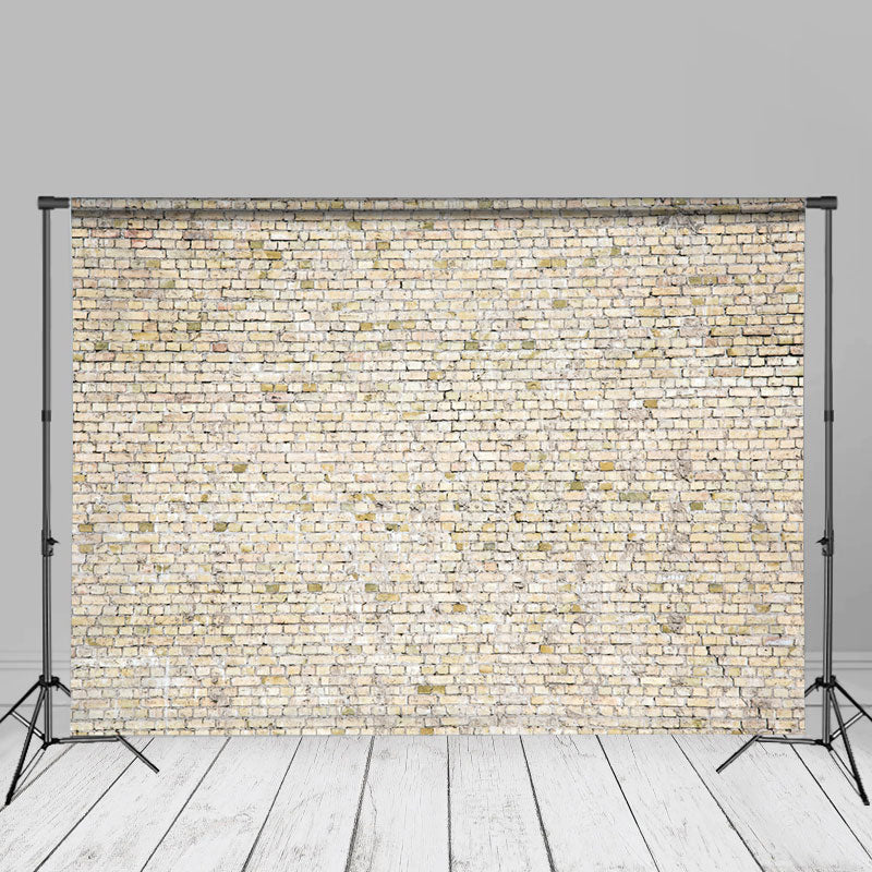 Aperturee - Shabby Tint Cracked Brick Wall Photo Booth Backdrop