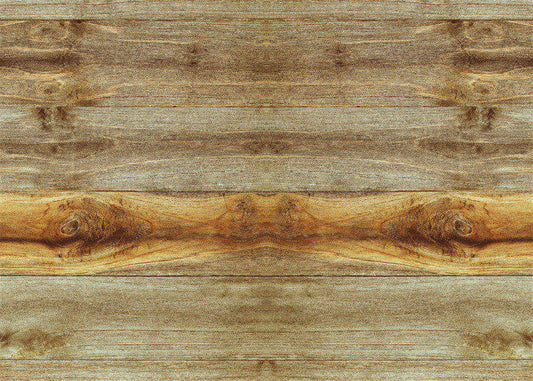 Aperturee - Old Yellow Texture Classic Wood Rubber Floor Mat