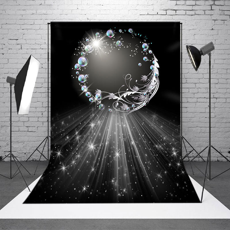 Aperturee - Shining Bubble Feather Magic Scene Photo Backdrop