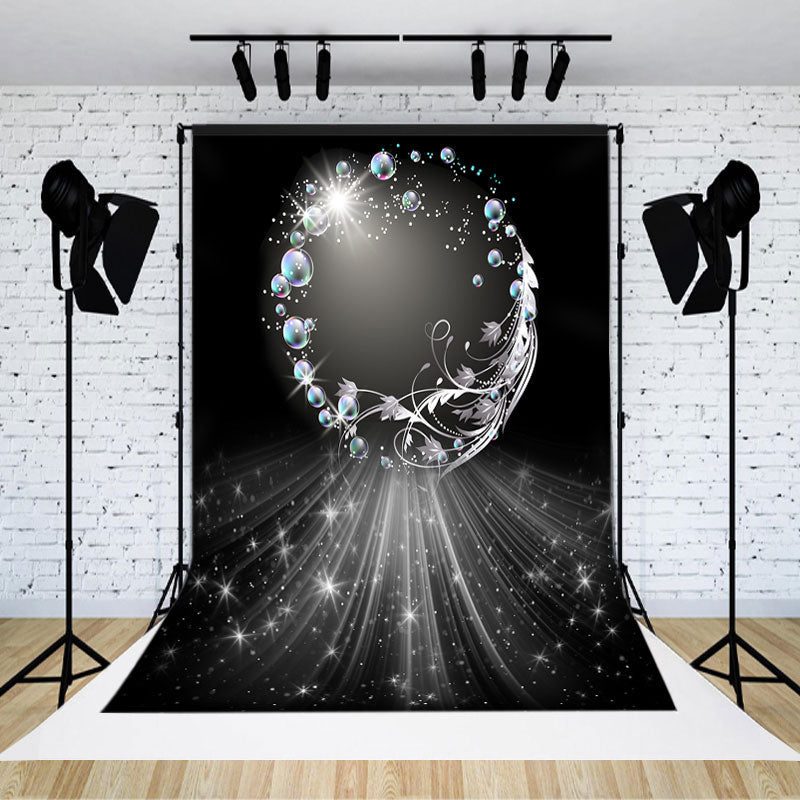 Aperturee - Shining Bubble Feather Magic Scene Photo Backdrop