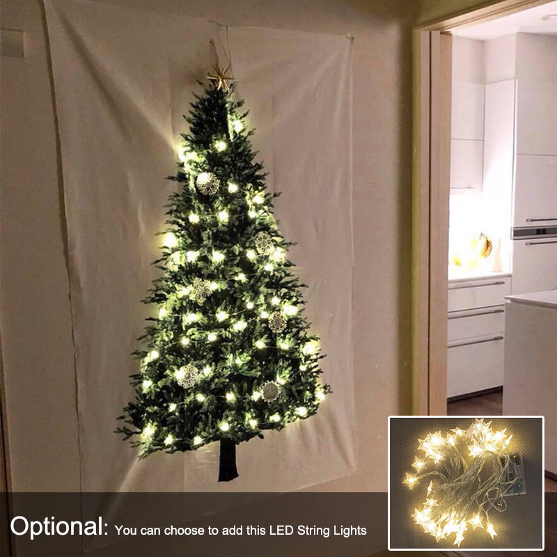 Aperturee - Indoor Christmas Tree Wall Tapestry Room Decor Gift