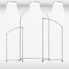 Aperturee - Aperturee Heavy Duty Chiara Arched Frame 3 Piece Set Stands With Carrying Bag for Party Wedding Event Decor