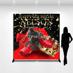 Aperturee - Sneaker Gala Red Carpet Custom Birthday Backdrop