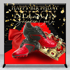 Aperturee - Sneaker Gala Red Carpet Custom Birthday Backdrop