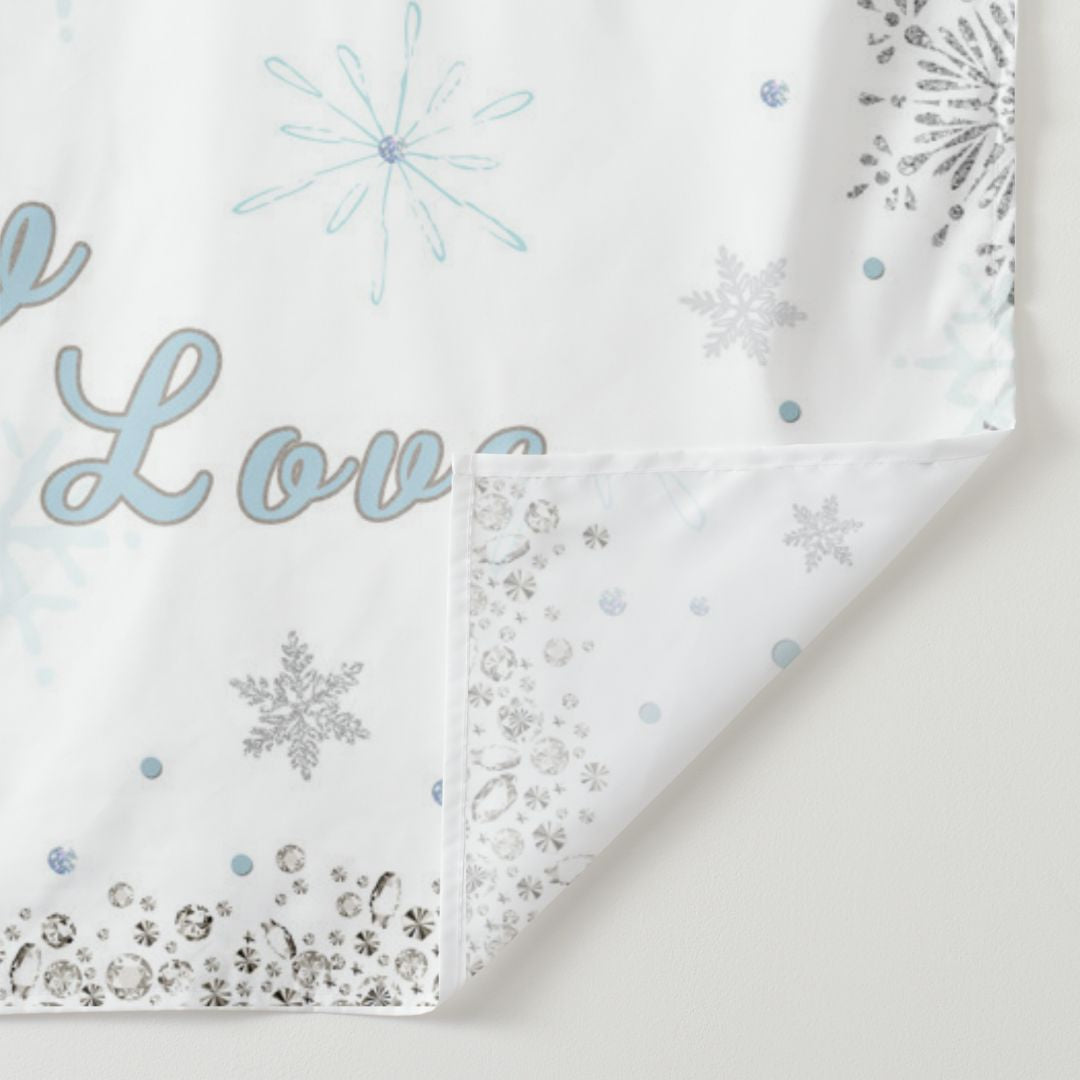 Aperturee - Snow In Love Wedding Merry Christmas Backdrop