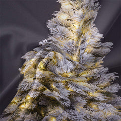Aperturee - Sparkle Snowy Christmas Tree Tapestry Wall Hanging