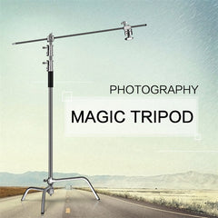 Aperturee - Stainless Steel Foldable Tripod Light Stand For Photo