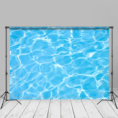 Aperturee - Summer Blue Splash Water Ripple Backdrop For Photo